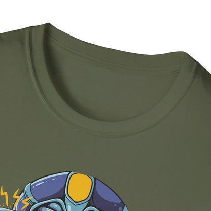 Epic Space Soldier Gorilla T-Shirt: Fierce Sci-Fi Ape Blaster Tee - Galactic Warrior Graphic for Gamers & Sci-Fi Fans