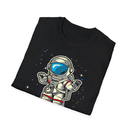 Radical Astronaut Skateboard T-Shirt | Awesome Space Skater Graphic Tee for Sci-Fi & Skate Fans | Unisex Stellar Design