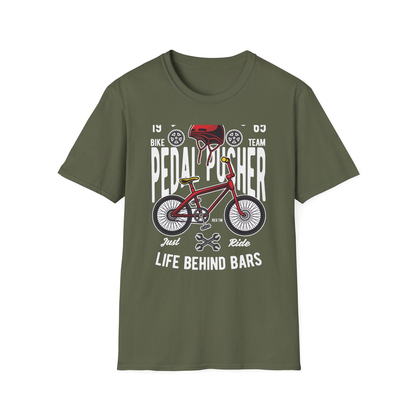 Vintage 1965 Bicycle Club T-Shirt - Epic "Life is Better Behind Bars" BMX Rider Tee & Cycling Gift