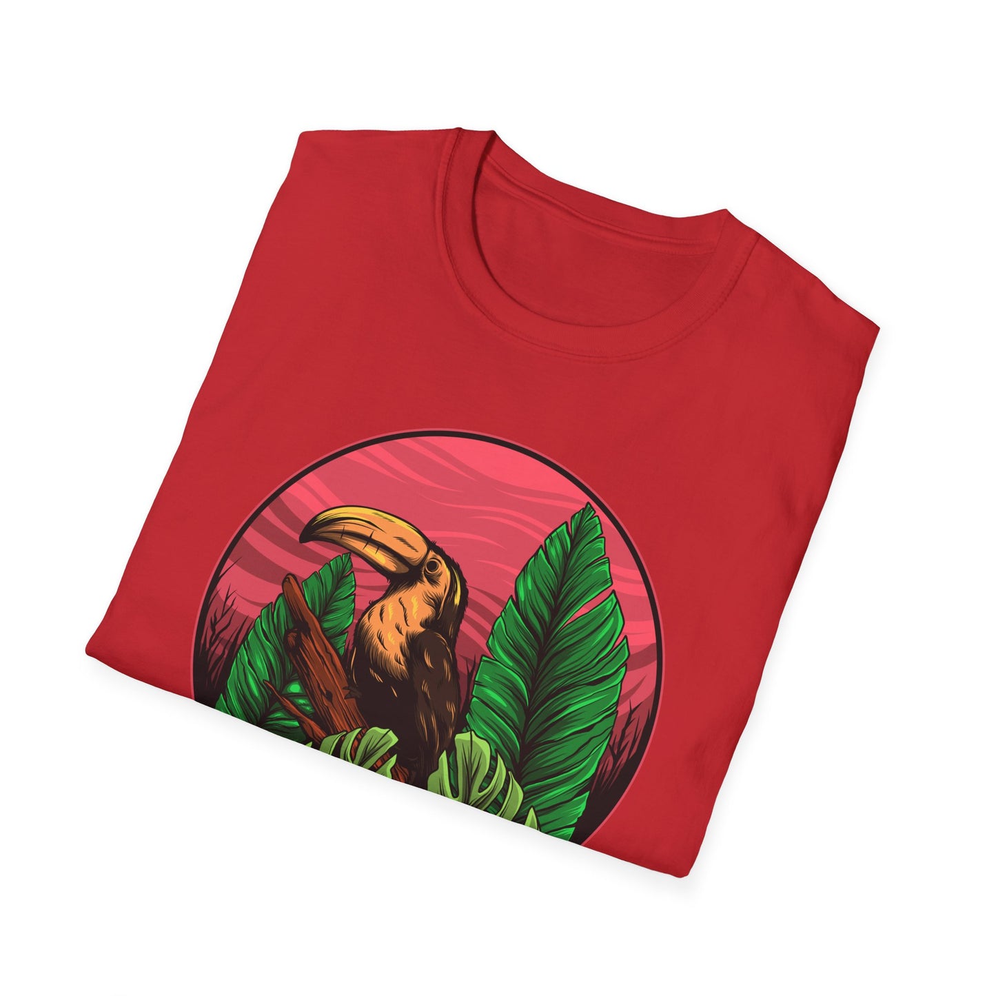 Vibrant Toucan Tropical T-Shirt: Exotic Jungle Bird Tee for Nature Lovers | Stunning Summer Vacation Apparel