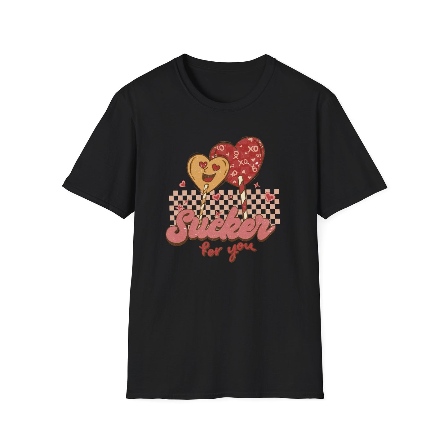 Sweet Sucker for You Retro Lollipop T-Shirt | Adorable Valentine's Day Love Tee Gift