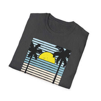Classic Miami 1970 Florida Summer T-Shirt | Retro Palm Tree Sunset Beach Vacation Tee for Men & Women