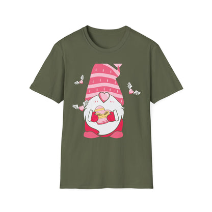 Adorable Valentine's Day Gnome T-Shirt | Sweet Heart Gift Tee for Her & Couples