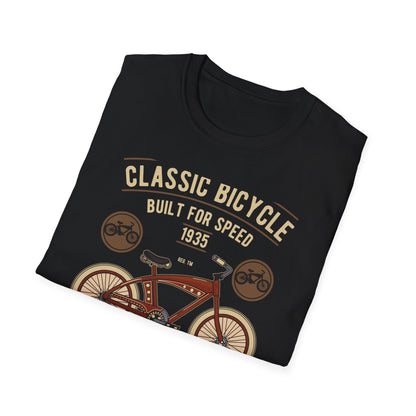 Legendary 1935 Classic Bicycle T-Shirt - Authentic Vintage Cycling Enthusiast Tee | American Made Retro Bike