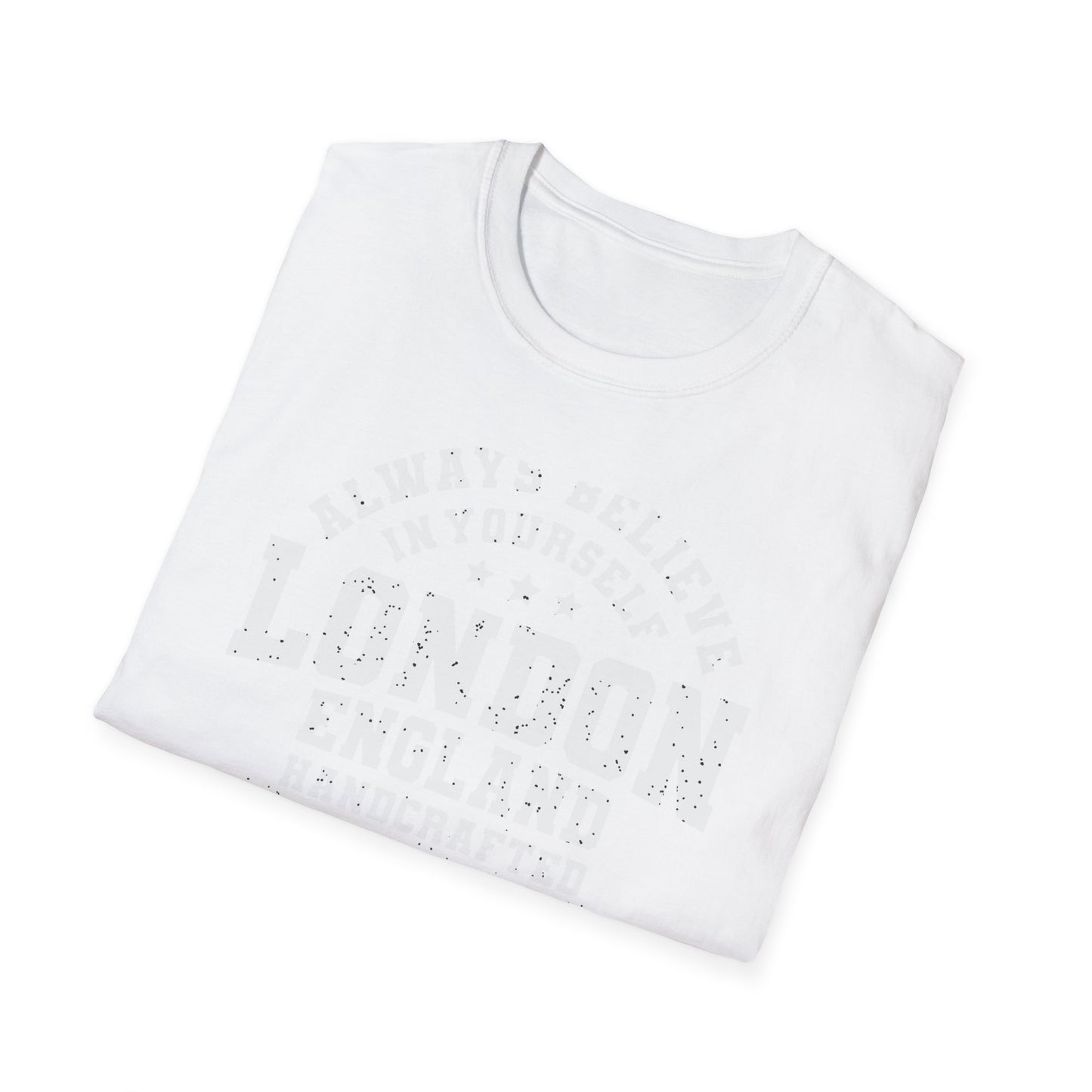 Vintage London Athletic Dept. T-Shirt | Believe In Yourself England Tee | Premium Quality Sportswear & Inspirational Style