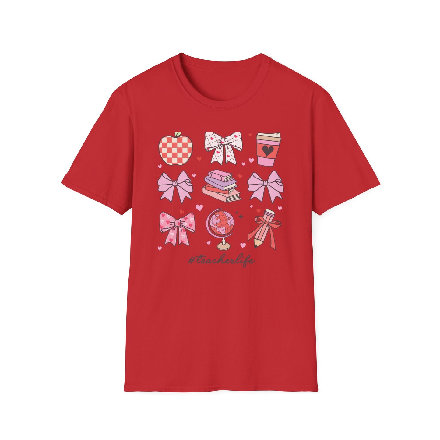 Adorable #TeacherLife T-Shirt - Cute Educator Gift for Back to School & Appreciation Day! Cozy & Inspiring Design