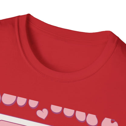 Groovy Mix Tape Love Songs T-Shirt | Retro Cassette Music Lover Tee | Sweet Vintage Valentine's Day Gift
