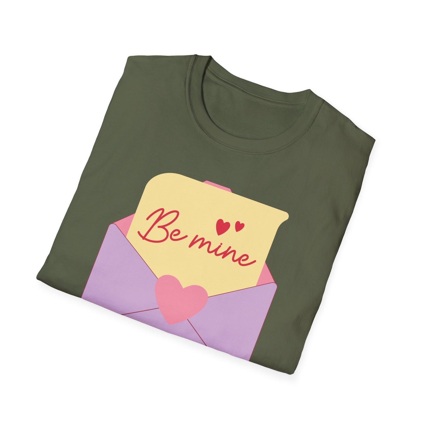 Charming 'Be Mine' Valentine T-Shirt | Adorable Love Letter Tee | Perfect Gift for Sweethearts & Couples | Romantic Apparel