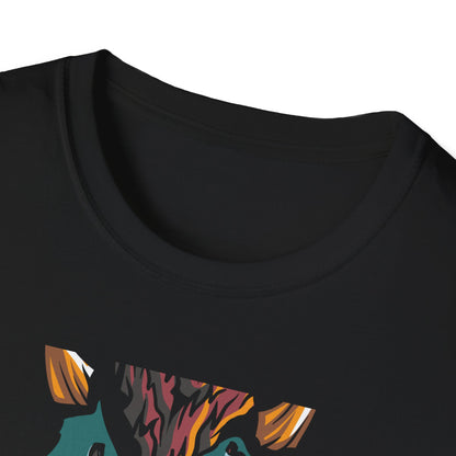 Unleashed Fiery Demon T-Shirt: Epic Monster Face Graphic Tee for Goth, Fantasy & Edgy Style Lovers | Bold & Unique