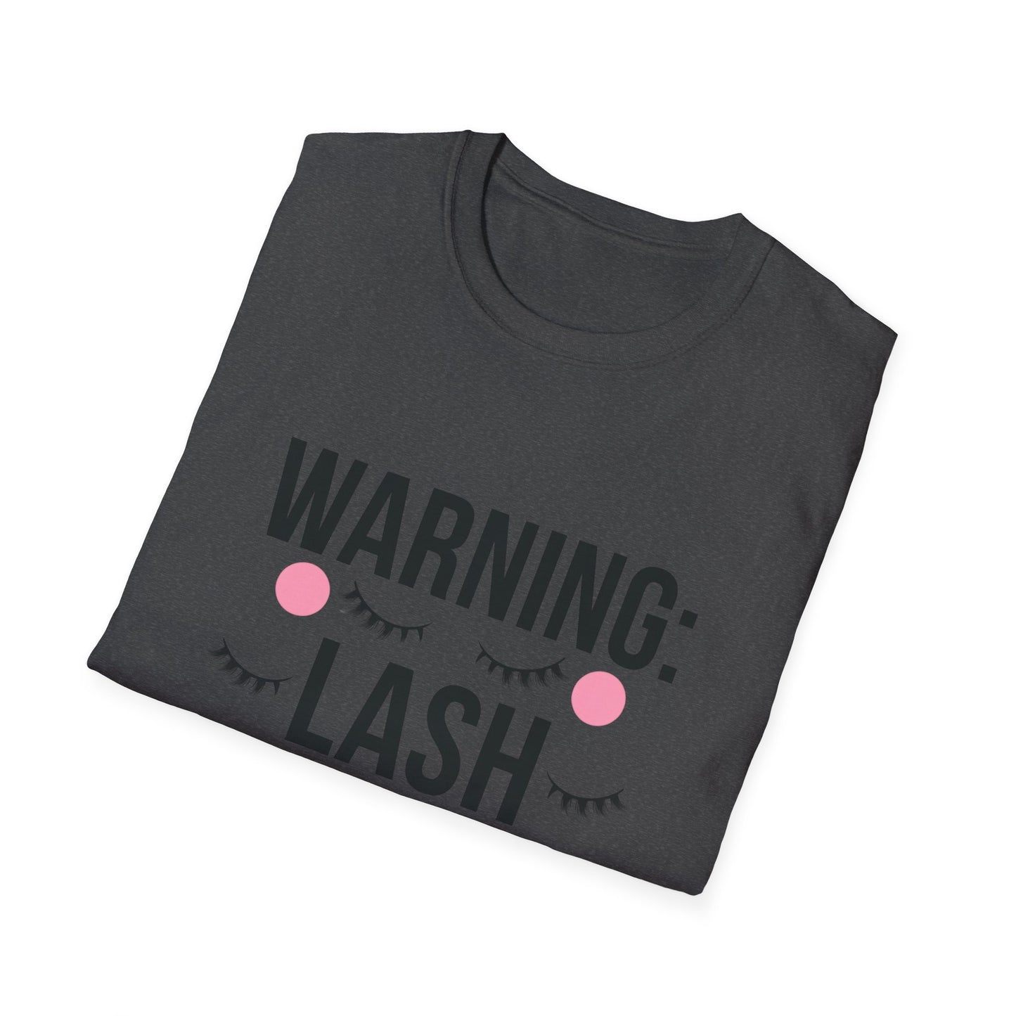 WARNING: Lash Obsessed T-Shirt | Trendy Eyelash Beauty Tee for Makeup Lovers & Lash Artists | Perfect Gift
