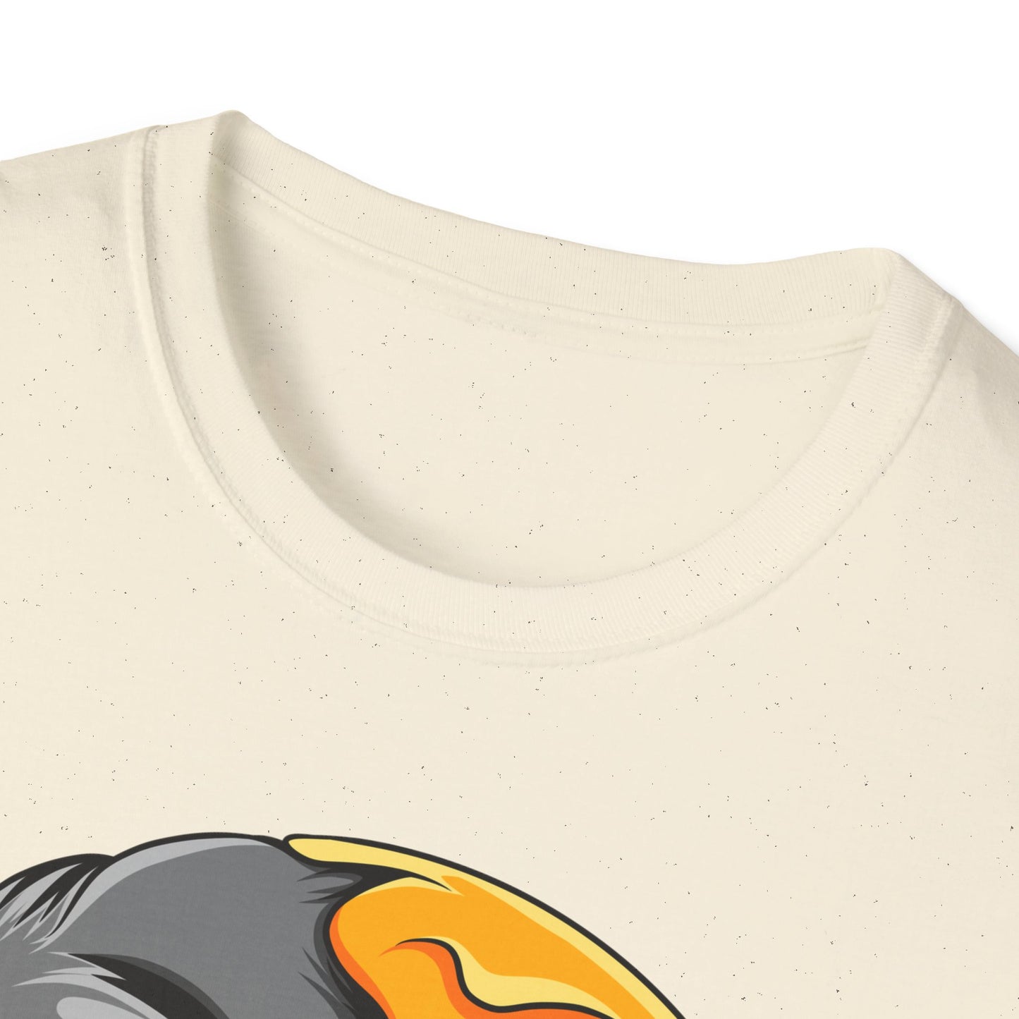 Vibrant Sleepy Skull Moon T-Shirt | Edgy Celestial Vapor Graphic Tee - Unique Streetwear Art