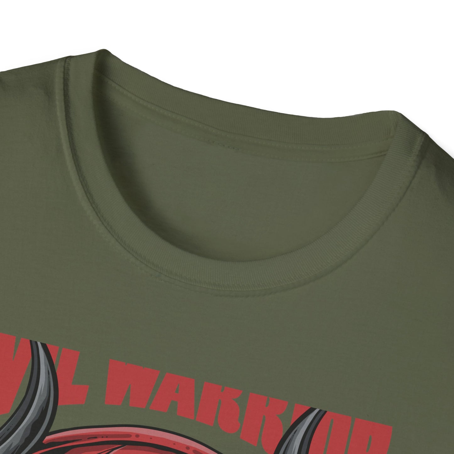 Epic Evil Warrior Horned Helmet T-Shirt | Menacing Dark Fantasy Skull Tee | Gamer Goth Apparel