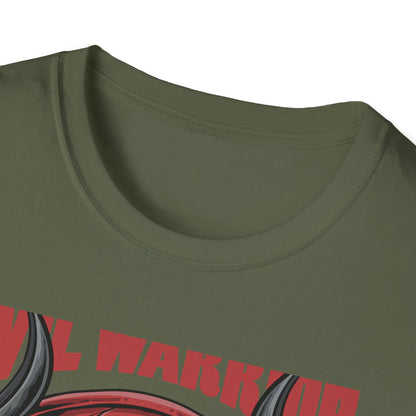 Epic Evil Warrior Horned Helmet T-Shirt | Menacing Dark Fantasy Skull Tee | Gamer Goth Apparel