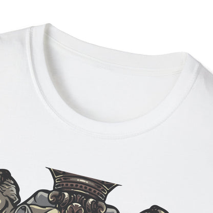 Majestic Divine Sun Bearer T-Shirt | Regal Classical Art Tee | Unique Statement Graphic for Art Lovers & Seekers of Power