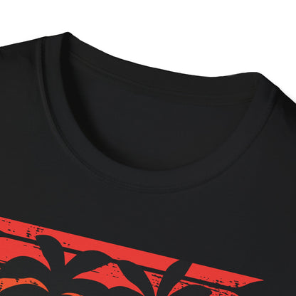 Awesome Vintage Hawaii Surf Session 1987 T-Shirt | Retro Palm Tree Beach Sunset Tee for 80s Style