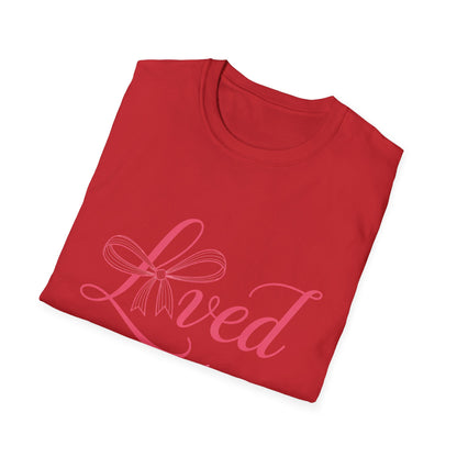 Inspiring 'Loved' John 3:16 Christian T-Shirt for Women - Beautiful Scripture Faith Tee Gift