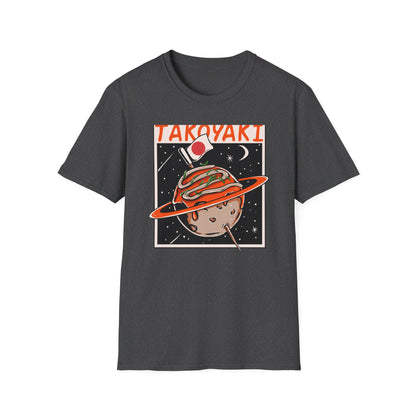 Epic Takoyaki Planet T-Shirt | Stellar Japanese Street Food & Space Lover Graphic Tee | Unique Japan Culture Apparel