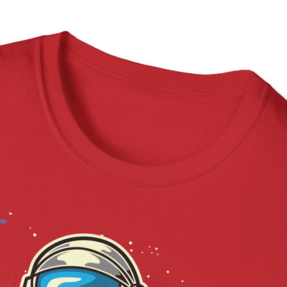 Radical Astronaut Skateboard T-Shirt | Awesome Space Skater Graphic Tee for Sci-Fi & Skate Fans | Unisex Stellar Design