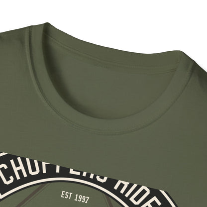 Epic Vintage Chopper Ride T-Shirt | Classic Motorcycle Garage Est. 1997 Tee for Biker Enthusiasts & Gifts
