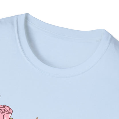 Enchanting "Reading is my Love" T-Shirt for Bookworms | Cute Pink Book & Roses Tee | Ultimate Gift for Avid Readers