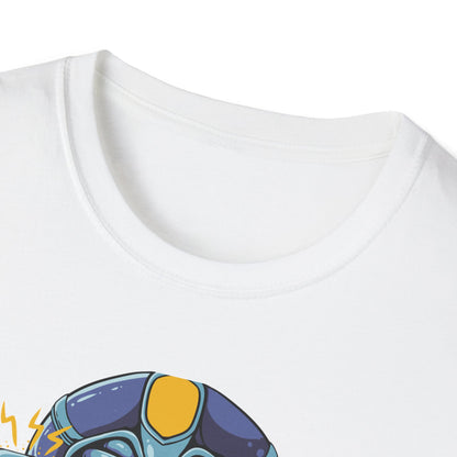 Epic Space Soldier Gorilla T-Shirt: Fierce Sci-Fi Ape Blaster Tee - Galactic Warrior Graphic for Gamers & Sci-Fi Fans