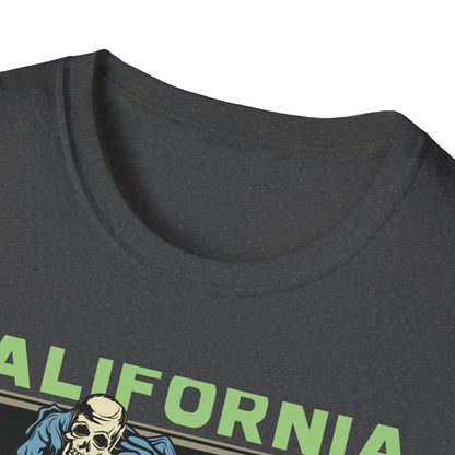 Rad Vintage California Skeleton Surfer T-Shirt - Ultimate Waves Paradise Tee