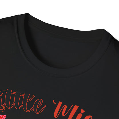 Charming Little Miss Valentine T-Shirt | Girls' Trendy Mixed Pattern Heart Day Tee