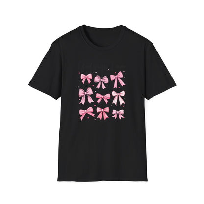 Empowering God Says I Am T-Shirt | Christian Affirmation Pink Bow Tee | Inspiring Bible Verse Faith Apparel for Women & Girls