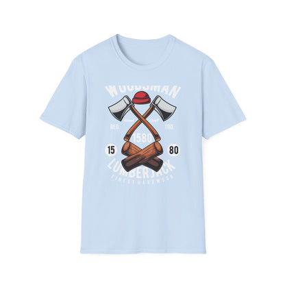 Ultimate Lumberjack T-Shirt | Authentic Woodsman Axes & Logs Vintage Tee | Rustic Outdoor Apparel Gift