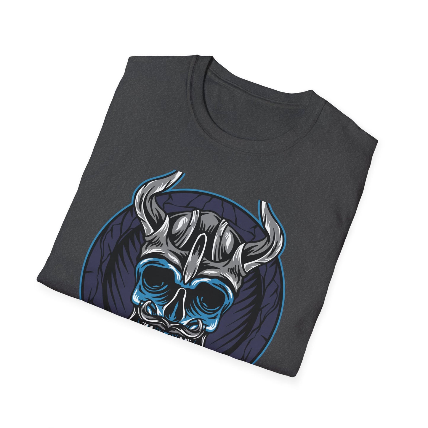 Epic Viking Skull T-Shirt | Fierce Horned Warrior Design Tee for Men | Bold Norse Mythology Apparel