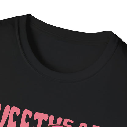 Charming Sweetheart Heart Lollipop T-Shirt - Groovy Retro Valentine's Day Gift for Her!