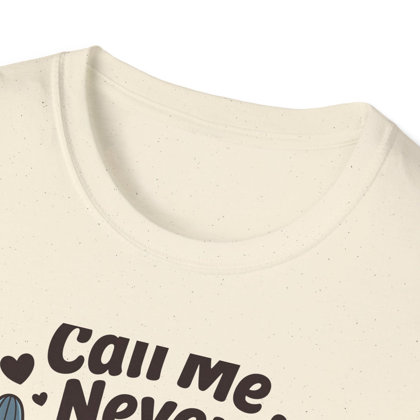 Sassy "Call Me Never" Ghost T-Shirt | Funny Anti-Valentine's Cowboy Ghost Tee | Trendy Western Desert Spooky Cute Apparel