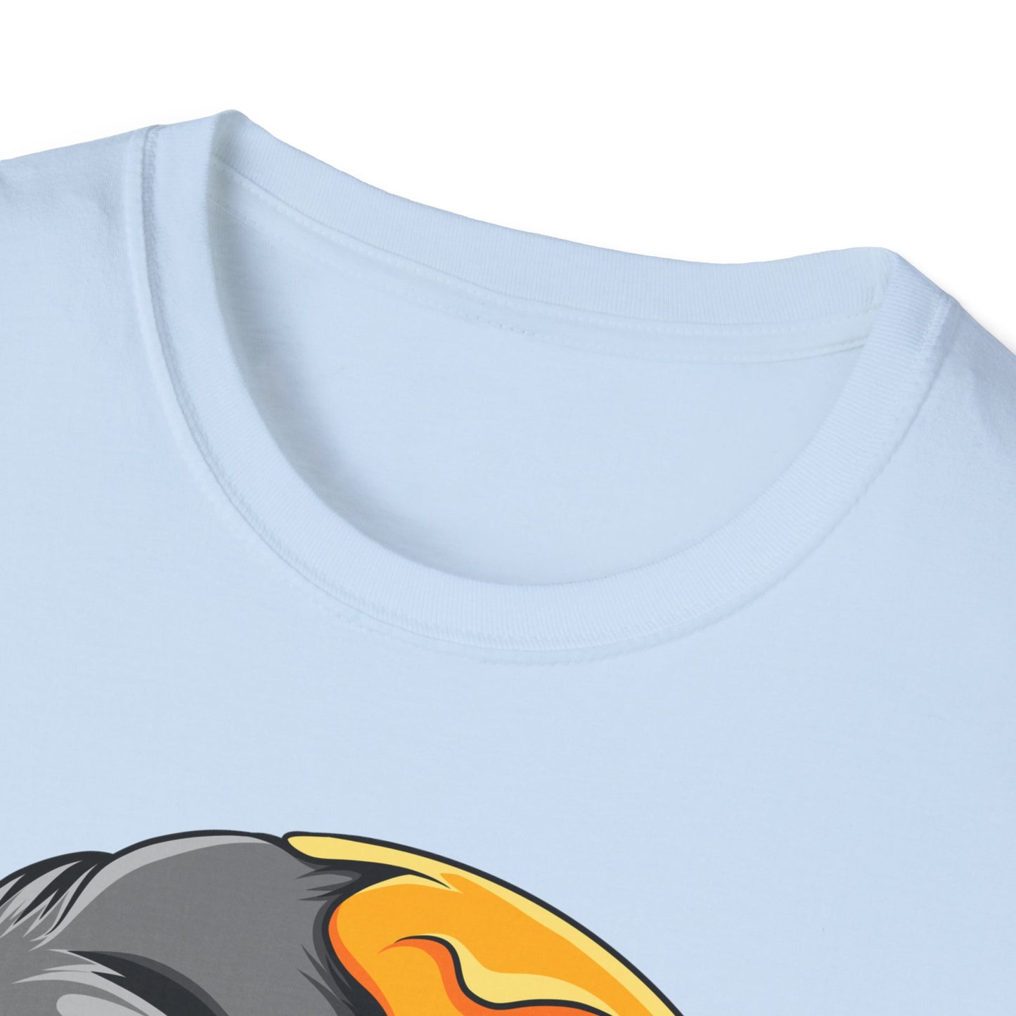 Vibrant Sleepy Skull Moon T-Shirt | Edgy Celestial Vapor Graphic Tee - Unique Streetwear Art
