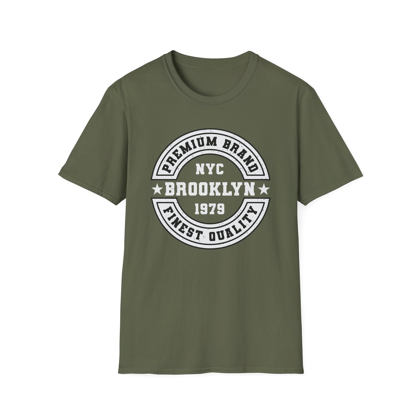Iconic Brooklyn 1979 Premium T-Shirt | NYC Finest Quality Vintage Tee | Stylish Urban Heritage Apparel | Distressed Retro Look