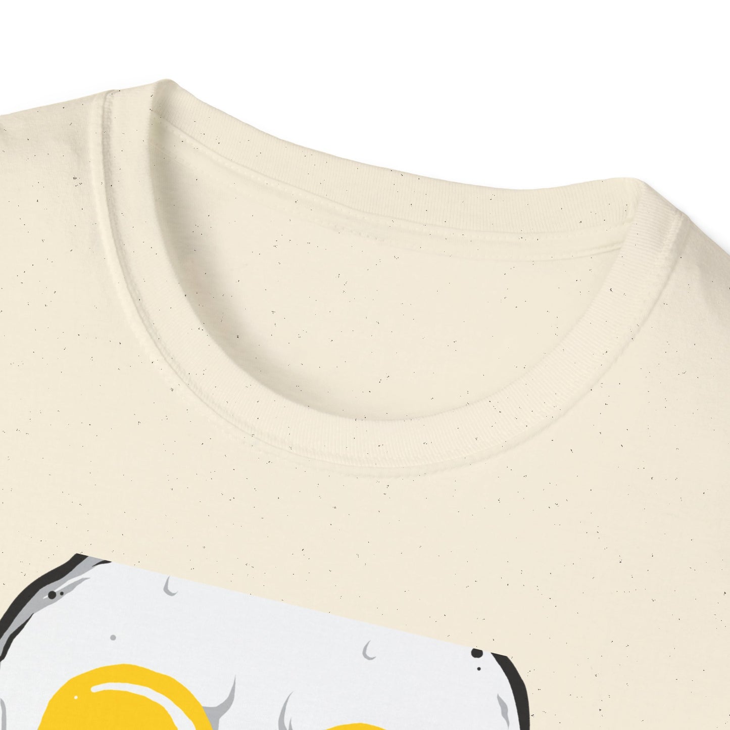 Epic Fried Egg Skull & Cross Utensils T-Shirt | Breakfast Lover & Chef Foodie Graphic Tee
