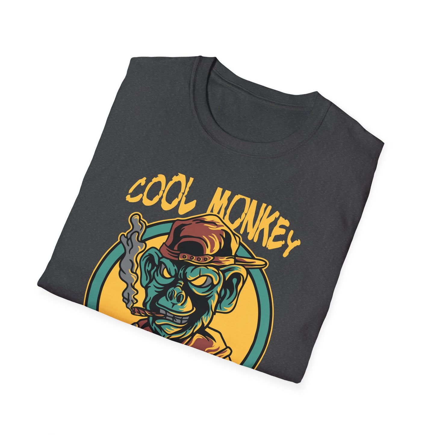 Awesome Cool Monkey T-Shirt | Edgy Streetwear Graphic Tee | Unique Urban Animal Print for Men & Women