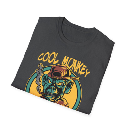 Awesome Cool Monkey T-Shirt | Edgy Streetwear Graphic Tee | Unique Urban Animal Print for Men & Women