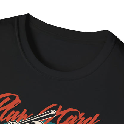 Classic Baseball Play Hard Champion T-Shirt | Vintage Athletic Department Super Team Tee | Dynamic Sports Fan Gift