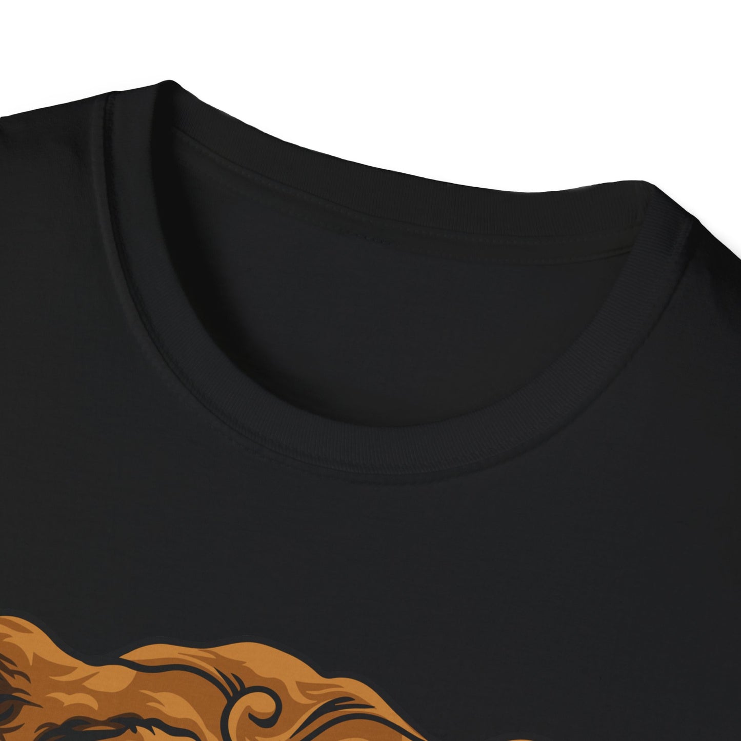 Dapper Grumpy Bear T-Shirt | Fierce Gentleman Animal Lover Tee | Unique Mustache Beard Design Gift
