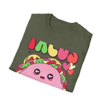 Adorable "Tacos Are My Valentine" T-Shirt | Cute Kawaii Taco Lover Tee | Funny Foodie Valentine's Day Gift for Her | Trendy & Unique