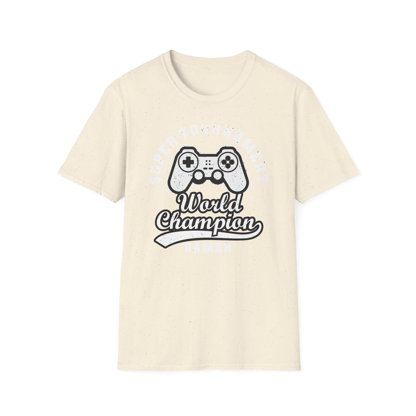 Epic Gamer World Champion T-Shirt | Distressed Video Game Controller Tee | Ultimate Gaming Apparel Gift for Men & Women
