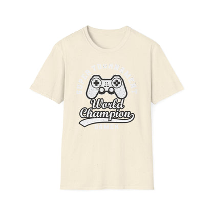 Epic Gamer World Champion T-Shirt | Distressed Video Game Controller Tee | Ultimate Gaming Apparel Gift for Men & Women
