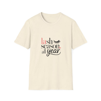 Chic 'La Lashes' Glam T-Shirt | Stunning Beauty & Makeup Artist Tee - Perfect for Lash Lovers!