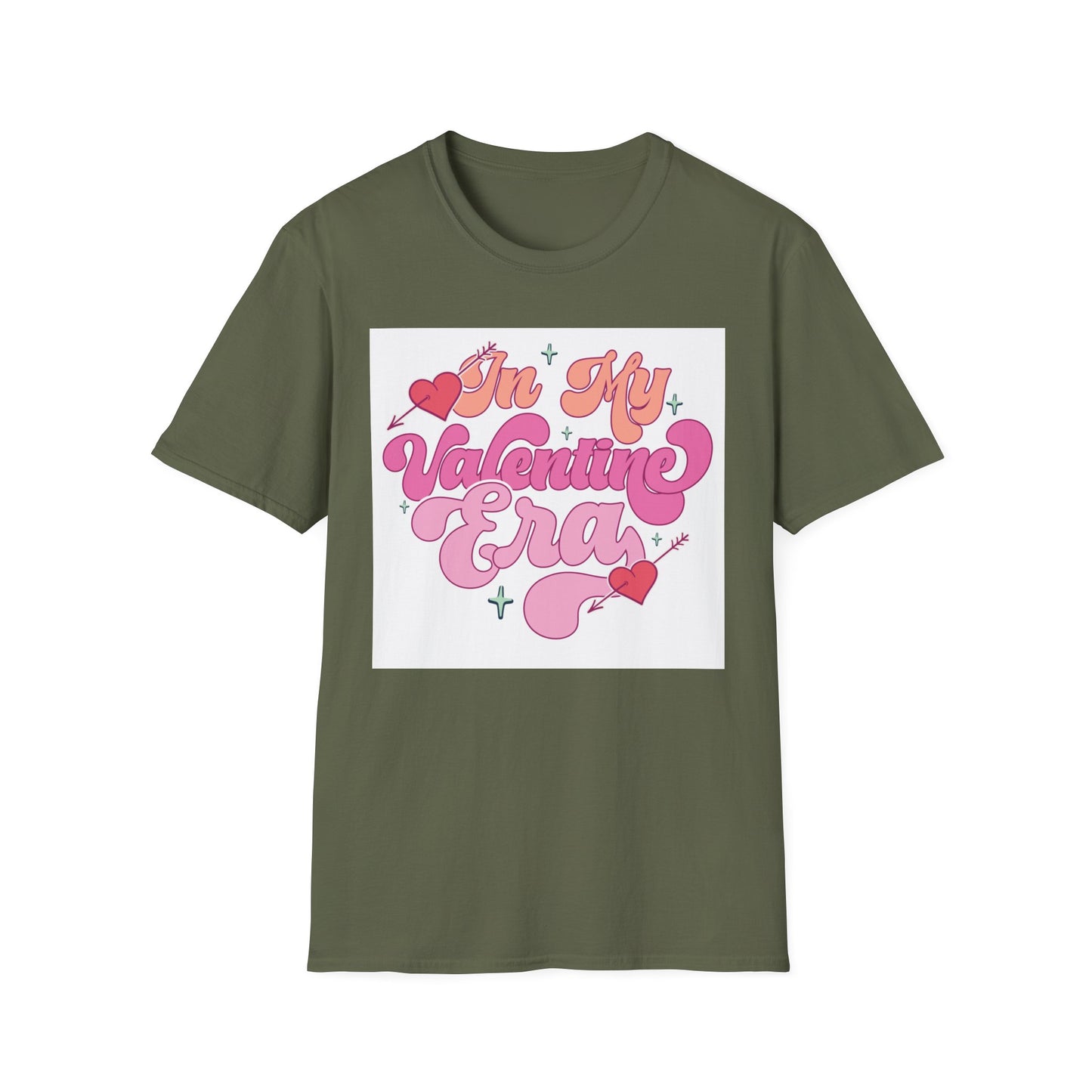 Adorable "In My Valentine Era" T-Shirt | Retro Groovy Love Heart Tee for Women & Girls | Trendy Valentine's Day Gift