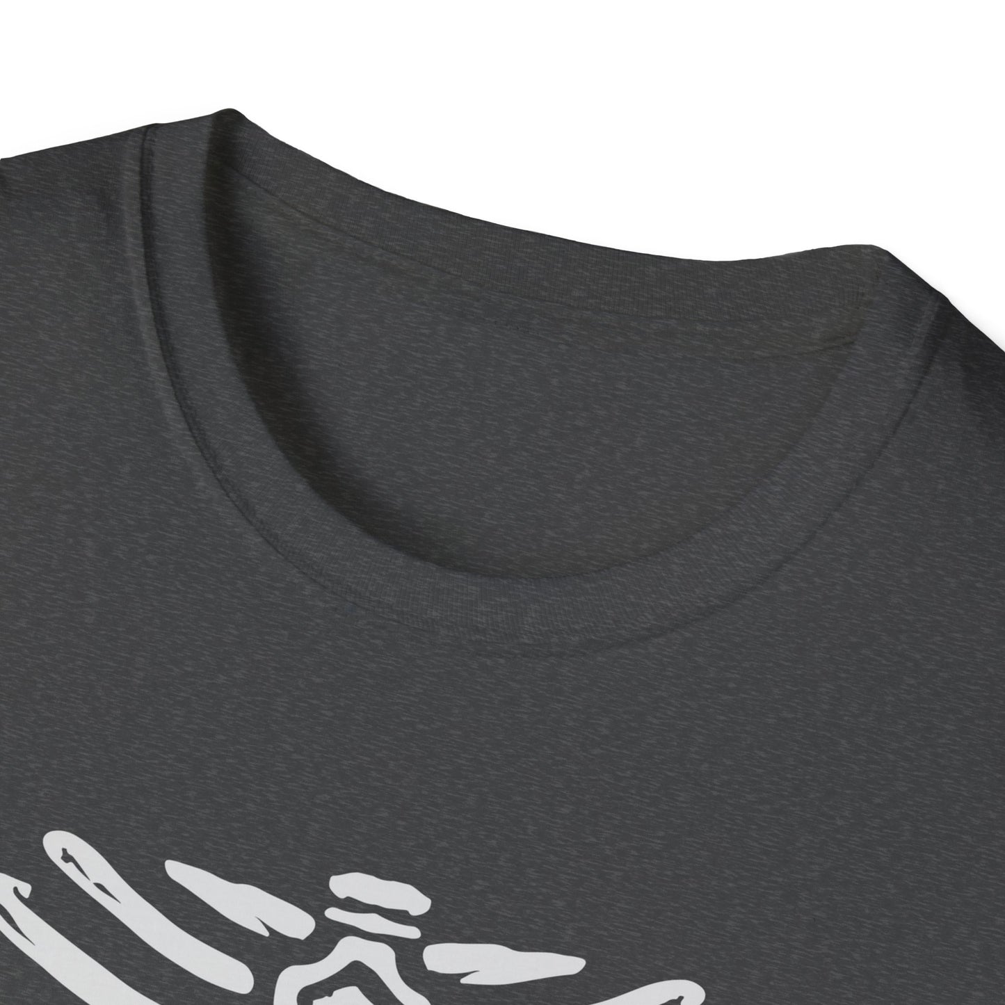 Striking "Live In Death" Skeleton Rib Cage & Red Heart T-Shirt | Unique Anatomical Goth Tee | Deep Meaning Statement Apparel