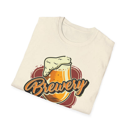 Cheers! Awesome Brewery Beer Glass T-Shirt - Vintage Craft Beer Lover Tee for Pub & Homebrew Enthusiasts