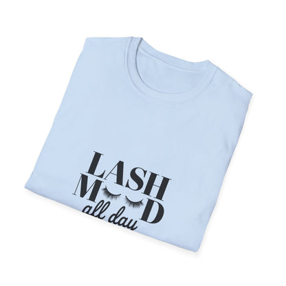 Chic Lash Addict T-Shirt - Trendy Eyelash Lover & Makeup Artist Tee | Glam Beauty Fashion Gift for Her