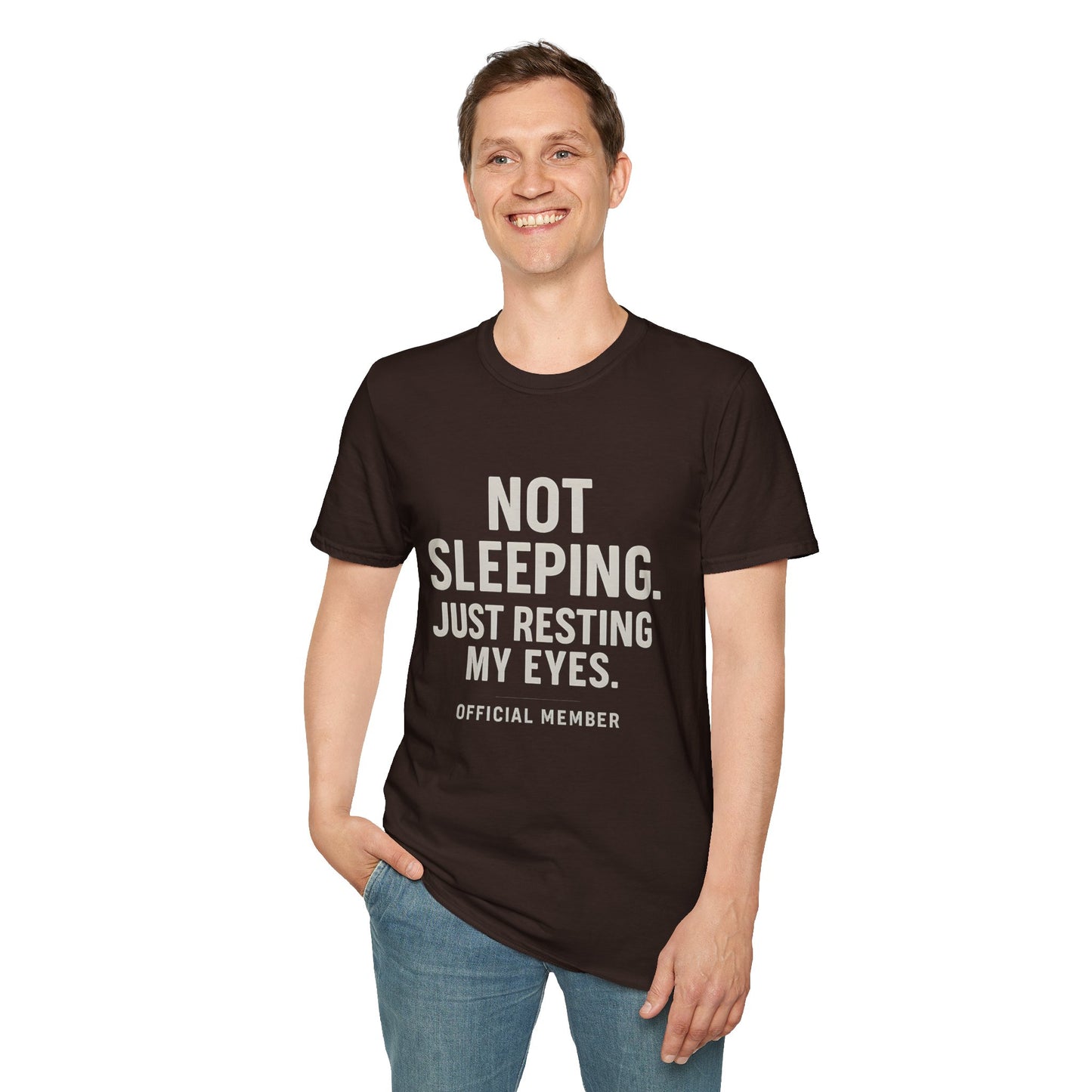 Just Resting My Eyes Dad Humor Graphic Tee