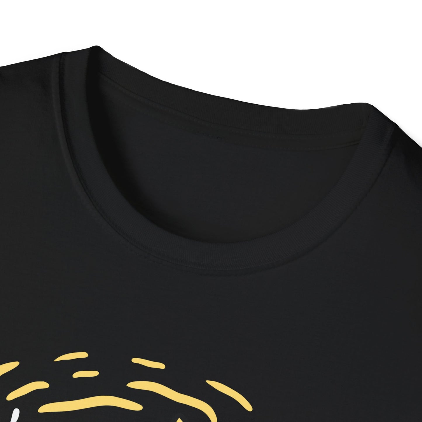 Radiant Half Sunflower T-Shirt | Unique Hand-Drawn Floral Tee for Sunny Vibes & Nature Lovers