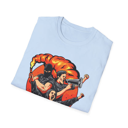 Bold Uprising Protest T-Shirt | Revolutionary Activism Tee | Ignite Change & Raise Your Voice | Freedom Fighter Apparel